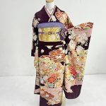 【振袖】紫・桜