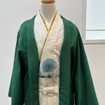 【男性袴】緑・無地