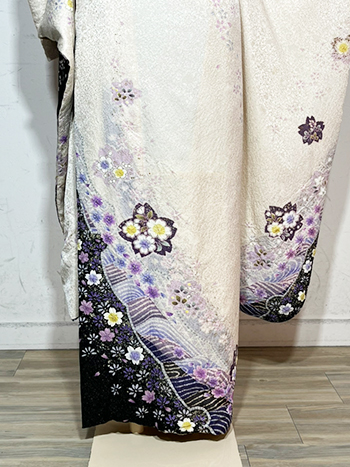 【振袖】白・桜