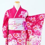 【振袖】赤・桜
