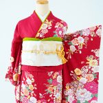 【振袖】赤/黒・桜