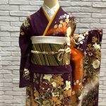 【振袖】紫・ﾊﾞﾗ