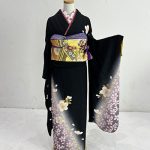 【振袖】黒・桜