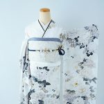 【振袖】白・牡丹