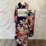 【振袖】紫・牡丹