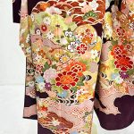 【振袖】紫・桜