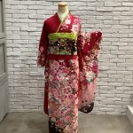 【振袖】赤/ﾋﾟﾝｸ・桜