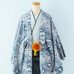 【男性袴】ｸﾞﾚｰ・ﾍﾋﾞ