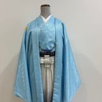 【男性袴】水・菊菱