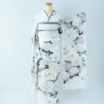 【振袖】白・牡丹