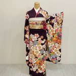 【振袖】黒・桜