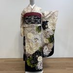 【振袖】ﾍﾞｰｼﾞｭ・花