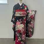 【振袖】黒・牡丹