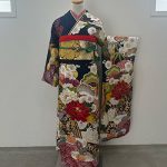 【振袖】紺・牡丹
