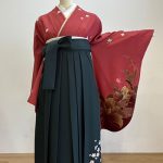【卒業袴】赤・牡丹