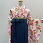 【卒業袴】白・梅