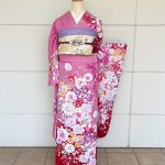 【振袖】ﾋﾟﾝｸ・薔薇