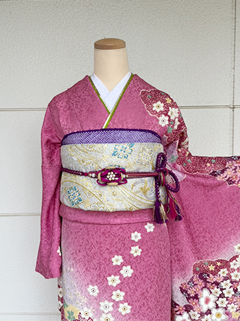 【振袖】ﾋﾟﾝｸ・桜