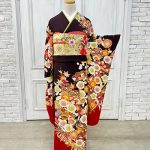 【振袖】茶・梅/紅葉