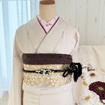 【振袖】ﾍﾞｰｼﾞｭ・菊