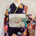 【振袖】紫・牡丹