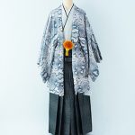 【男性袴】ｸﾞﾚｰ・ﾍﾋﾞ