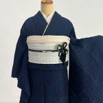 【振袖】紺・七宝