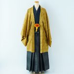 【男性袴】金黒・無地