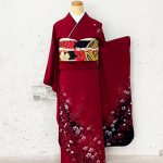 【振袖】赤・桜