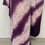 【振袖】紫・桜