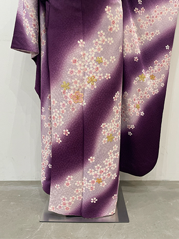 【振袖】紫・桜