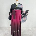 【卒業袴】黒・桜