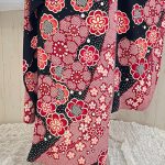 【振袖】黒・梅