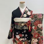 【振袖】黒・牡丹