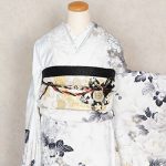 【振袖】白・牡丹