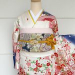 【振袖】白/赤/青・桜