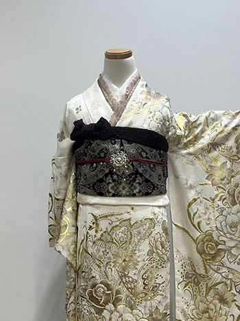 【振袖】白・ﾊﾞﾗ