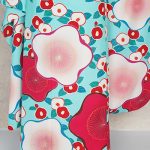 【振袖】水色・梅