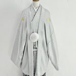 【男性袴】ｸﾞﾚｰ・菊菱