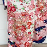 【振袖】白/赤/青・桜
