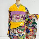 【振袖】黄色・牡丹