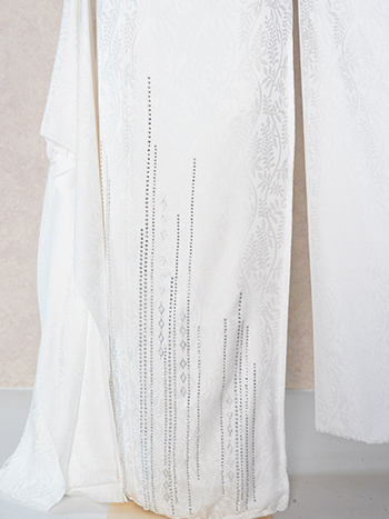 【振袖】白・ｽﾊﾟﾝｺｰﾙ