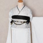 【振袖】白・ｽﾊﾟﾝｺｰﾙ