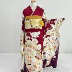 【振袖】赤・梅