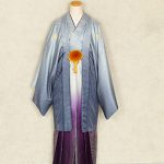 【男性袴】ｸﾞﾚｰ・菊菱