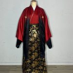 【男性袴】赤・グラデーション