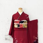 【振袖】赤・桜
