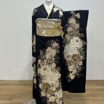 【振袖】紺・牡丹