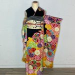 【振袖】黒・菊