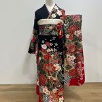 【振袖】黒・牡丹